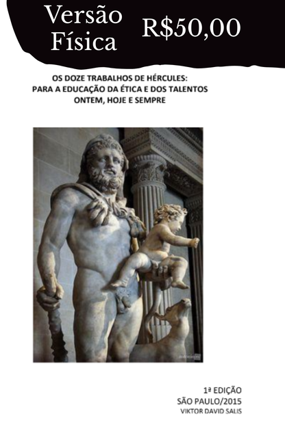 Os 12 Trabalhos de Hércules Versão Menor - Livro Físico