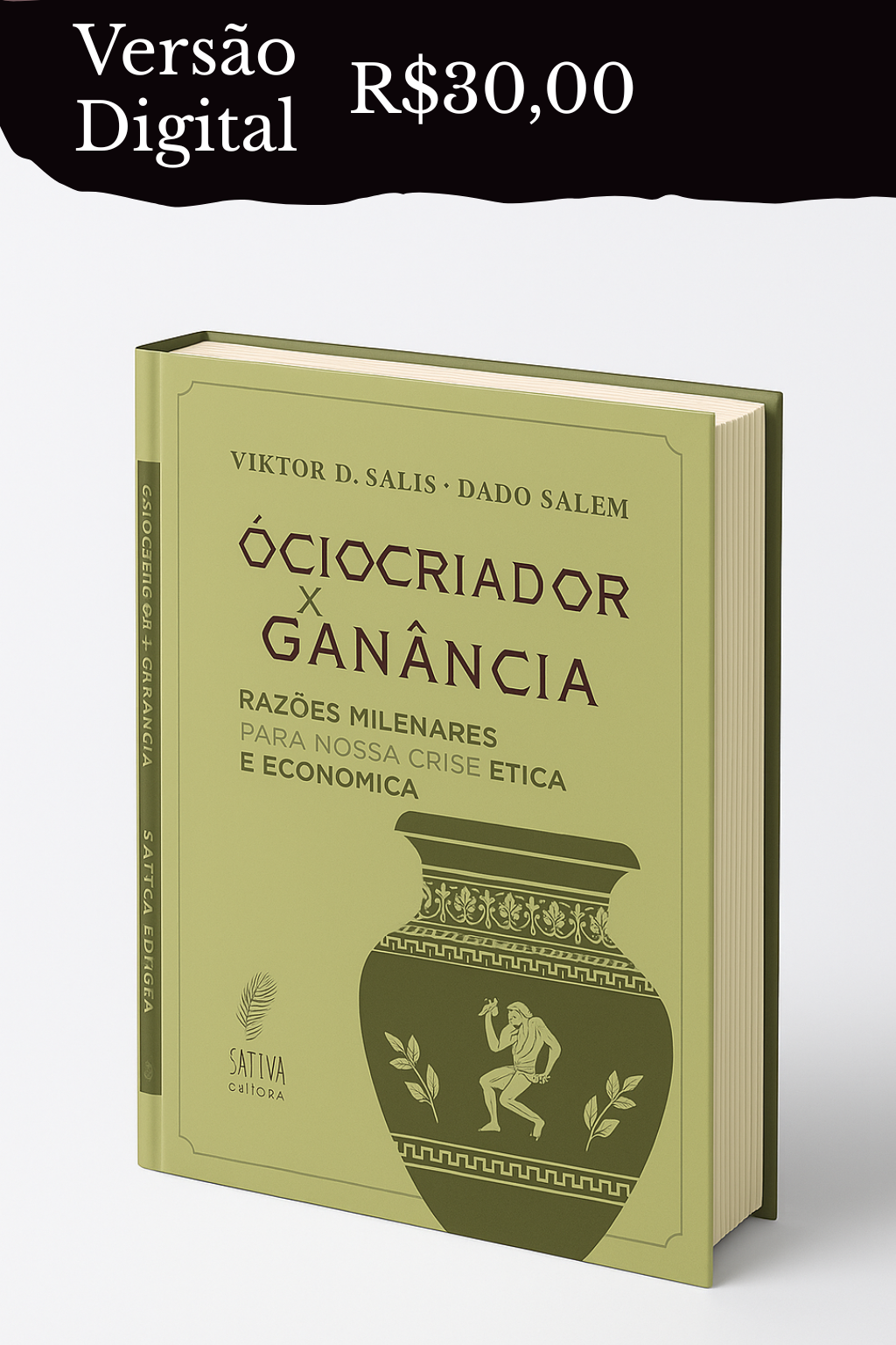 ÓCIO CRIADOR X GANÂNCIA: RAZÕES MILENARES PARA NOSSA CRISE ÉTICA E ECONÔMICA - Livro Físico